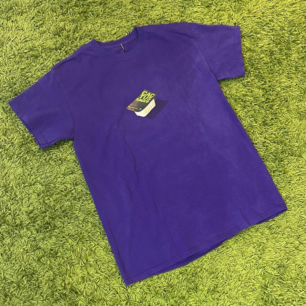Vintage Travis Scott Purple McDonalds Cactus Jack Cactus Sauce Size Small NEW!